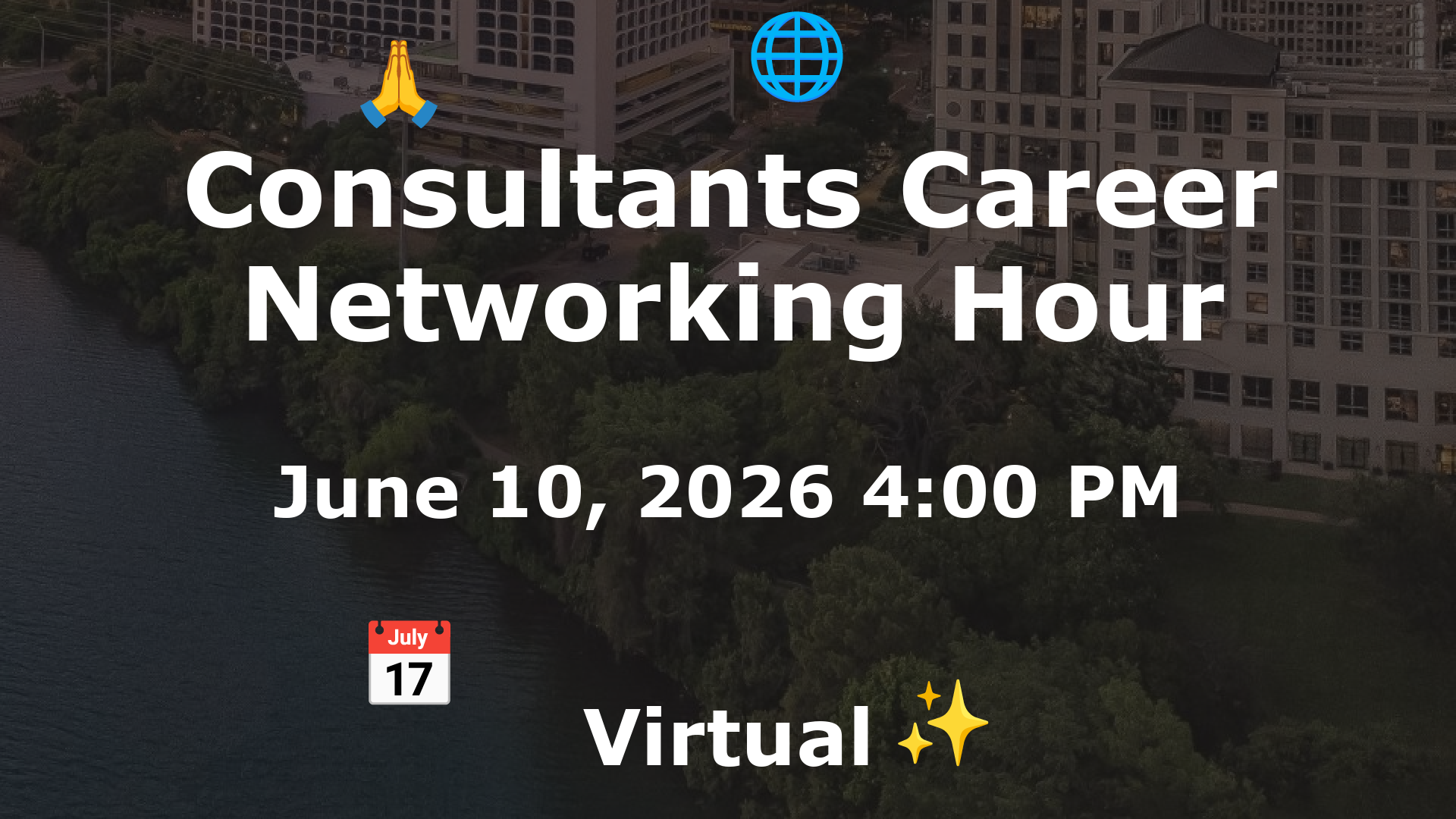 Consultants Career Networking Hour event image